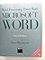 Word Processing Power With Microsoft Word by Peter Rinearson (1989-01-03)