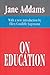 By Jane Addams On Education (Reprint) [Paperback]