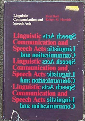 Linguistic communication and speech acts (Hardcover)