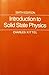 Introduction to Solid State Physics