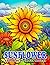 Sunflower Coloring Book For...