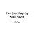 Two Short Plays by Allan Hayes