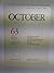 October 63, Winter 1993 by Rosalind & others (eds) KRAUSS