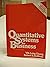 Quantitative Systems for Business