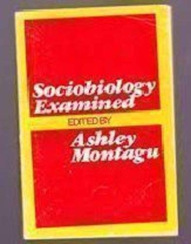 Sociobiology Examined (Paperback)