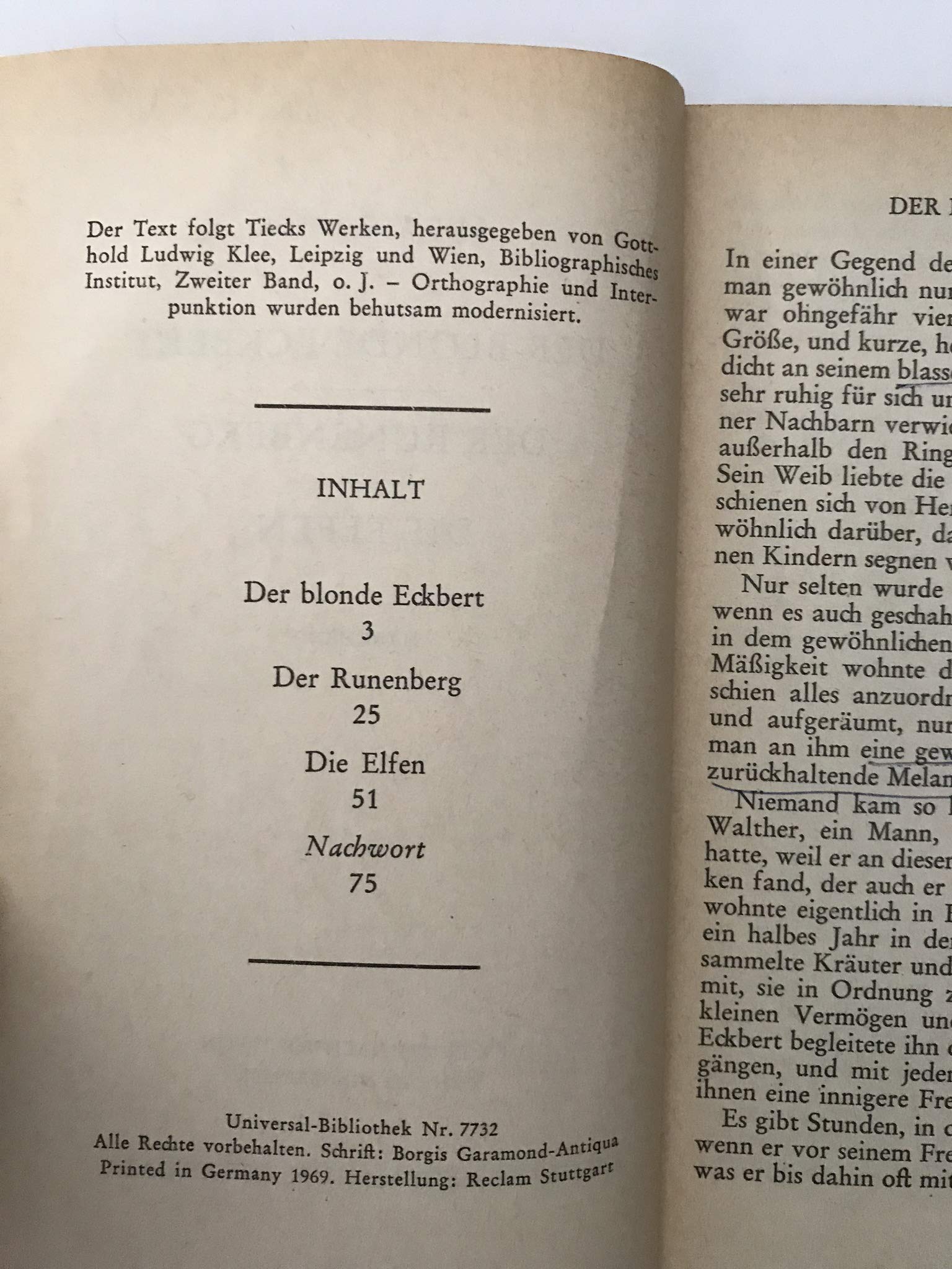 Der Blonde Eckbert