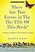 There Are Two Errors in the the Title of This Book, Revised and Expanded (Again): A Sourcebook of Philosophical Puzzles, Problems, and Paradoxes by Martin, Robert M.(October 26, 2011) Paperback