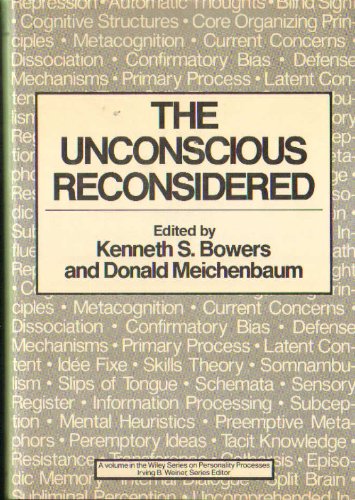 The Unconscious Reconsidered (Wiley Series on Personality Processes)