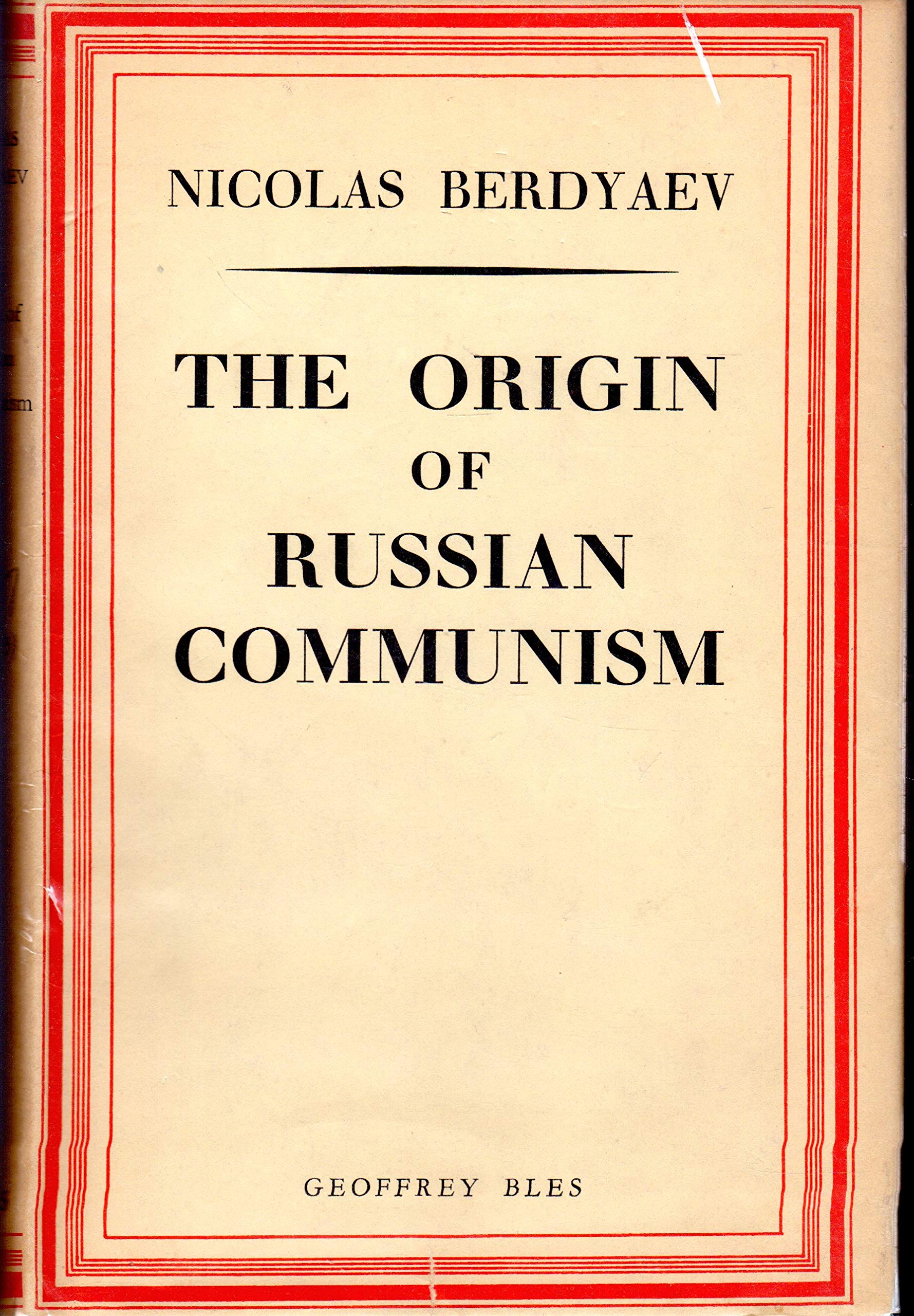 The Origin of Russian Communism (Hardcover)