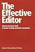 The Effective Editor by Foster Davis (2004-02-20)