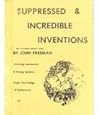 Suppressed and Incredible Inventions