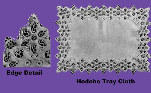 Priscilla Hedebo & Cutwork Embroidery Book c.1916 (Spiral-bound)