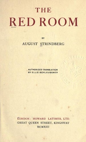 The Red Room. Authorized Translation By Ellie Schleussner