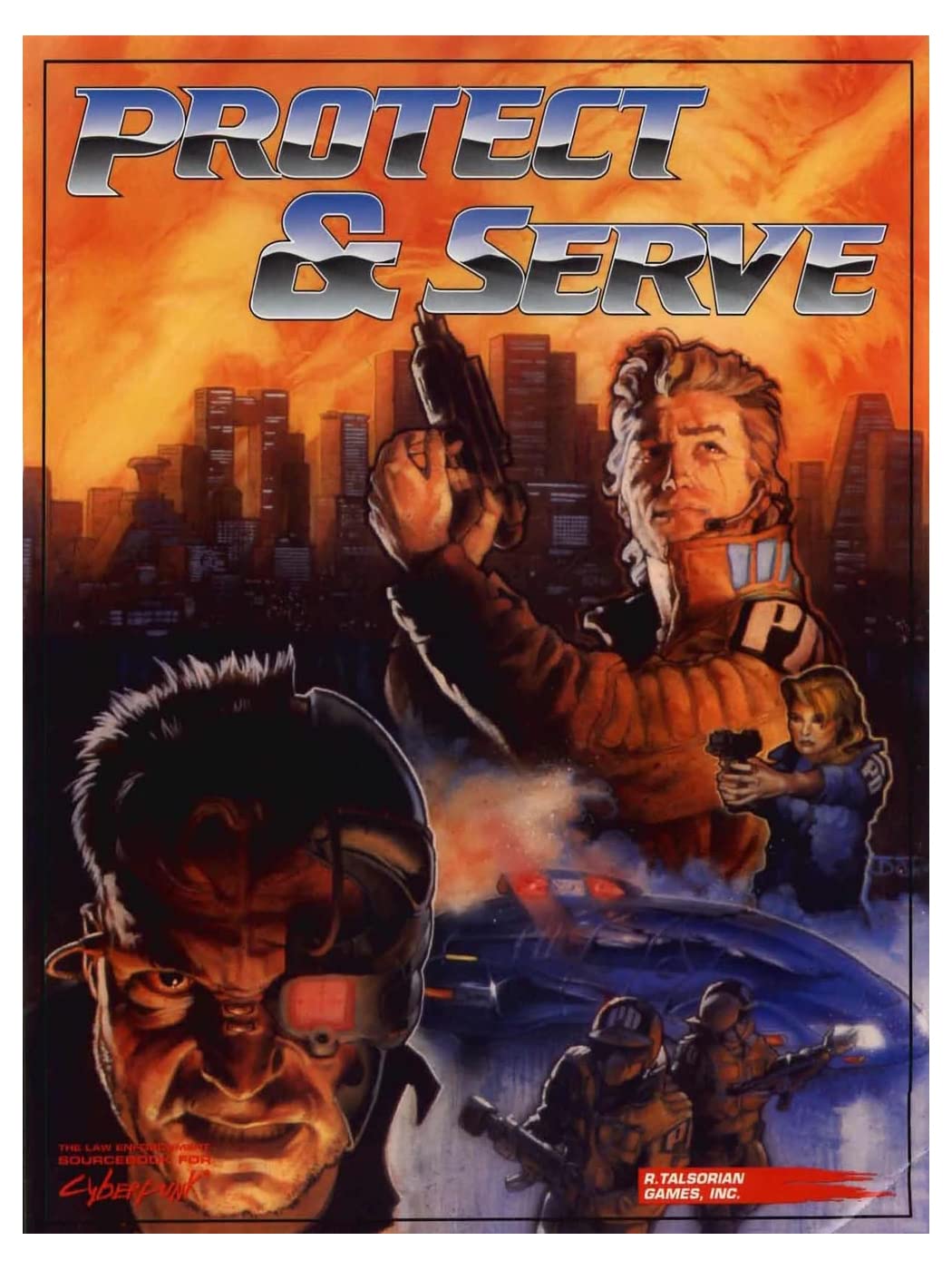 Protect and serve: A law enforcement sourcebook for Cyberpunk (Paperback)