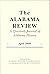 The Alabama Review: A Quart...