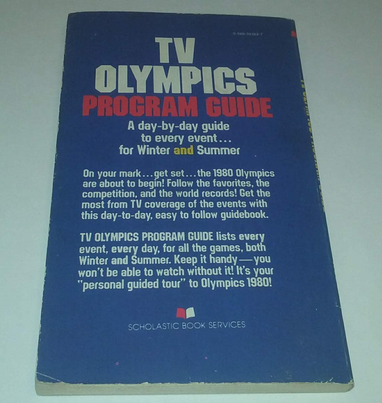 TV Olympics Program Guide (Unknown Binding)