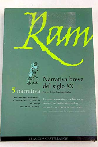 Narrativa breve del siglo XX (Clásicos castellanos) (Spanish Edition)