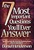 The 7 Most Important Questions You Will Ever Answer by Daniel Henderson (1998-06-02)