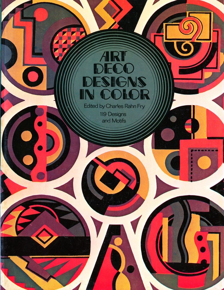Art Deco Designs in Color (Paperback)