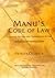 Manu's Code of Law: A Critical Edition and Translation of the Manava-Dharmasastra (South Asia Research)