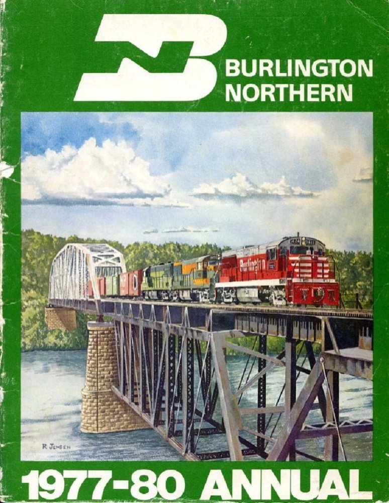 Burlington Northern 1977-80 Annual (Paperback)
