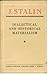 Dialectical and Historical Materialism by Joseph Stalin