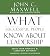 What Successful People Know about Leadership