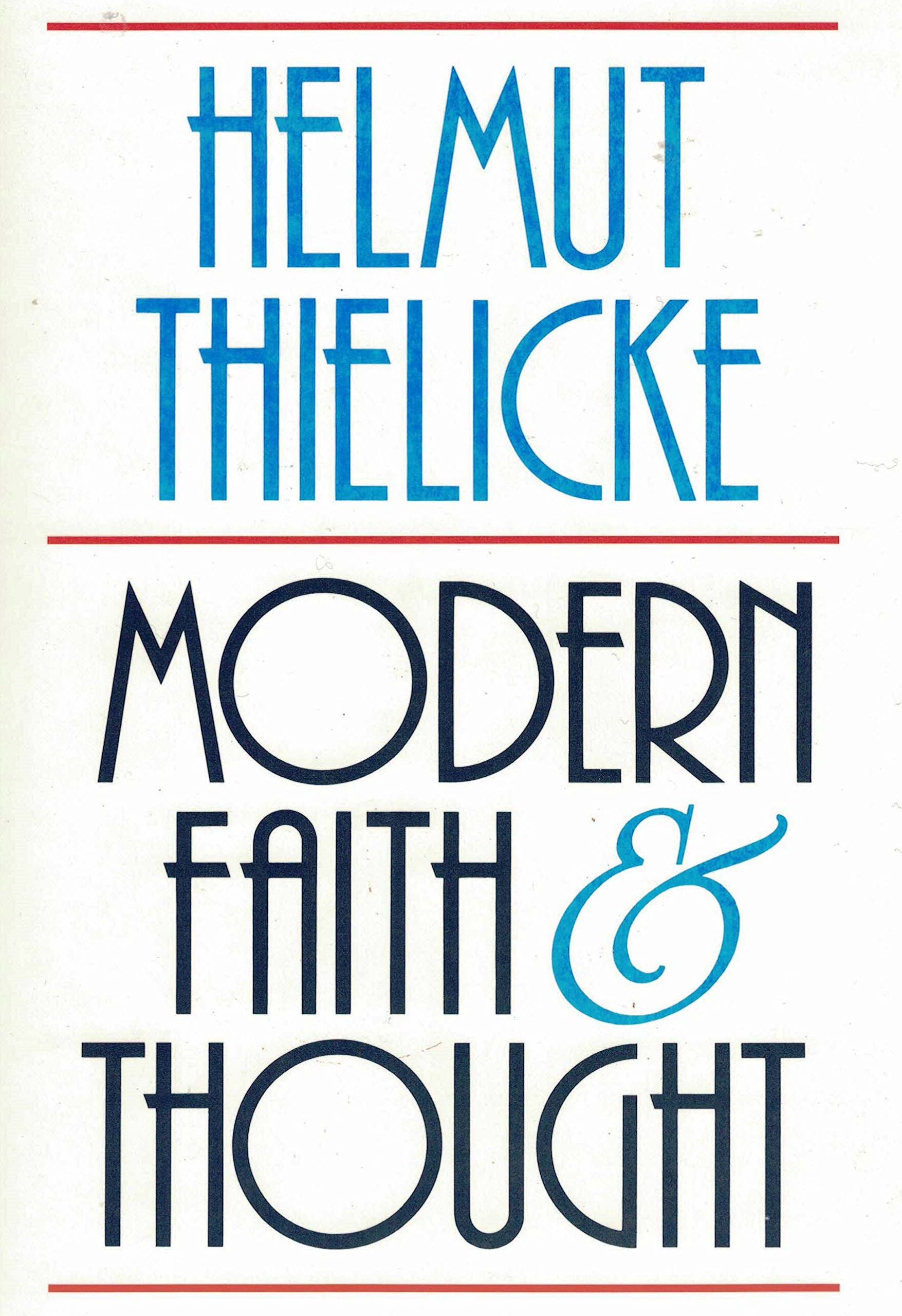 Modern Faith and Thought (Hardcover)