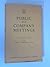 Public and Company Meetings by Tom Bolton