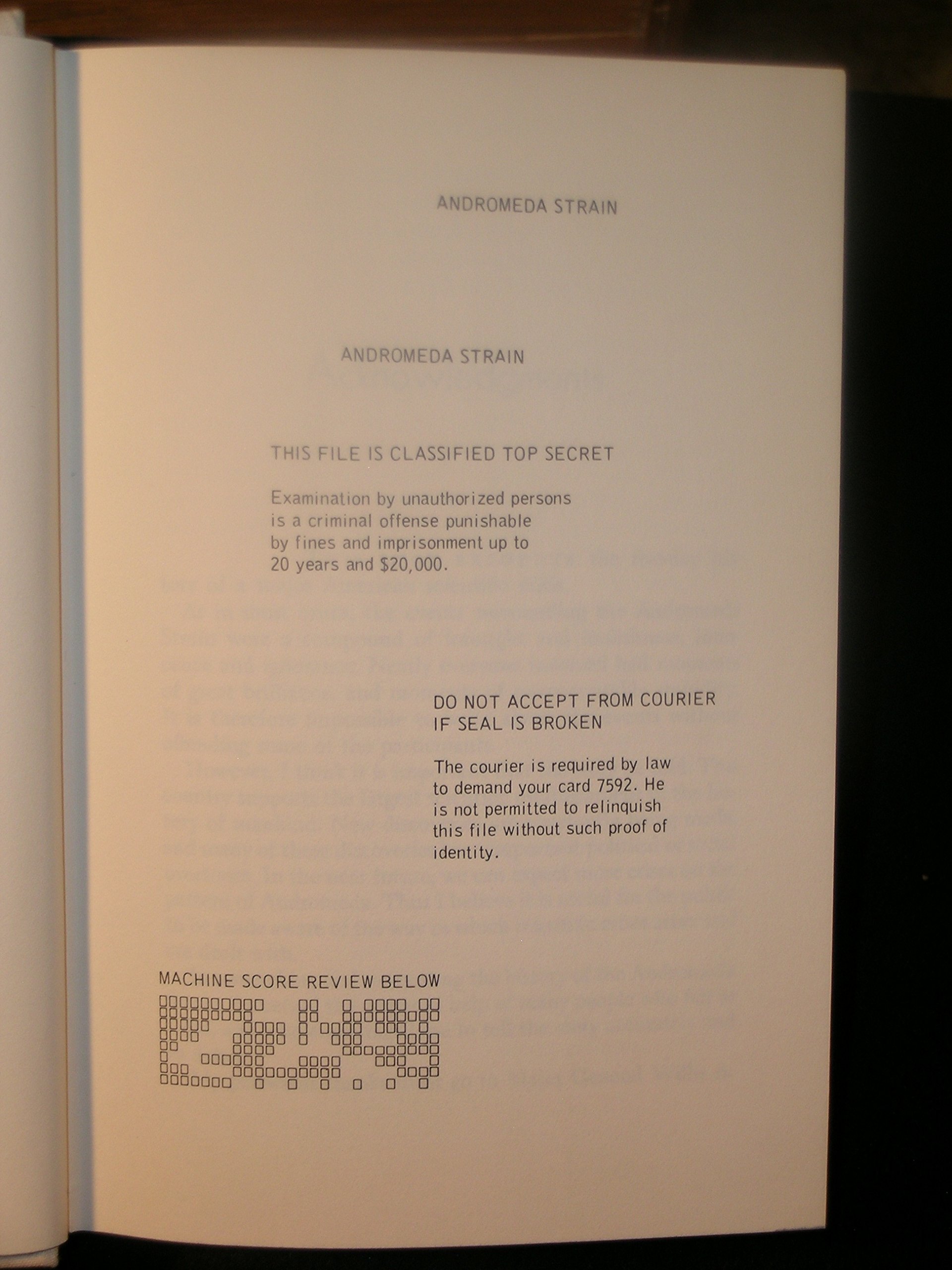 The Andromeda Strain