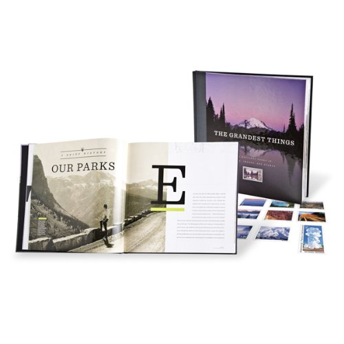 The Grandest Things: Our National Parks in Words, Images, and Stamps (Hardcover)