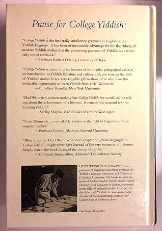 College Yiddish : An Introduction to the Yiddish Language and to Jewish Life and Culture