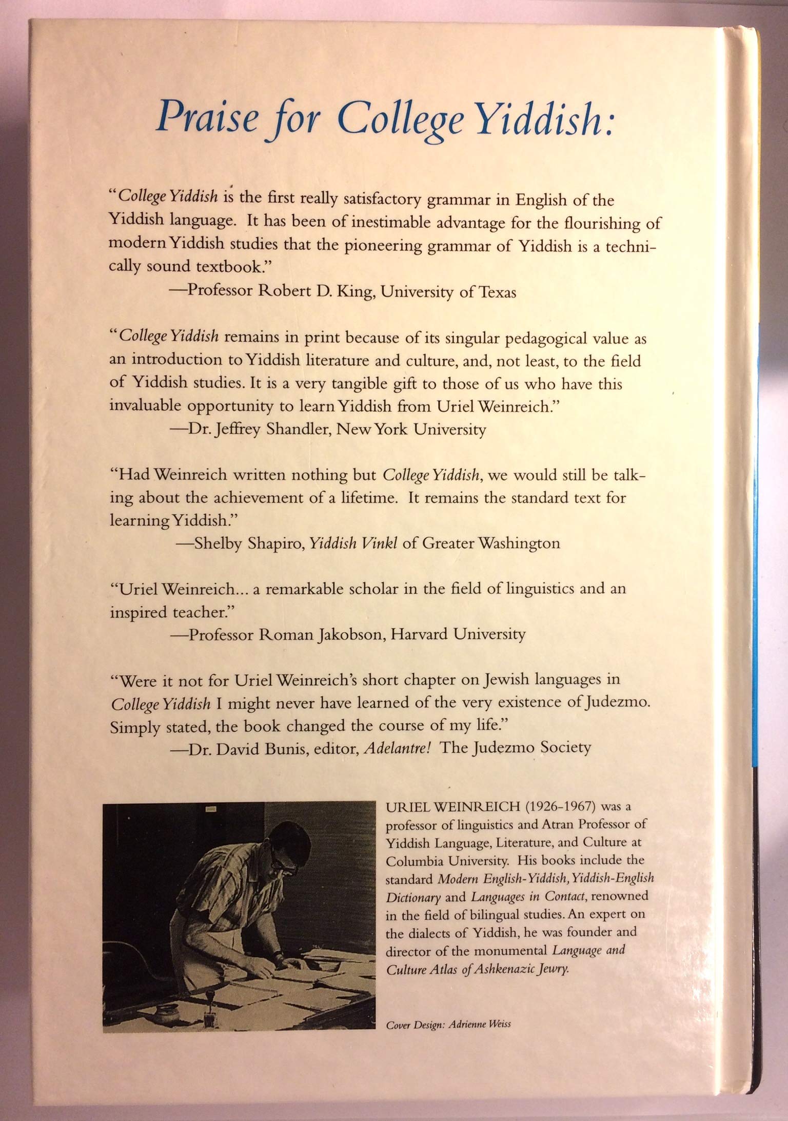 College Yiddish : An Introduction to the Yiddish Language and to Jewish Life and Culture (Hardcover)