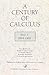 A Century of Calculus: Part I 1894-1968 (The Raymond W Brink Selected Mathematical Papers) (1992-10-01)