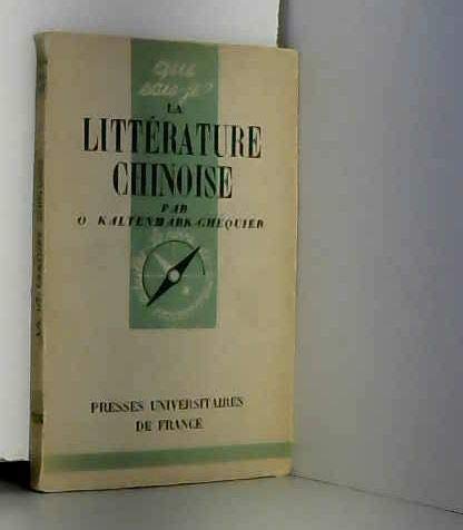 La littérature chinoise (Paperback)