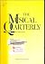 THE MUSICAL QUARTERLY Vol. 73 No. 4, 1989 by Eric Salzman