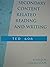 Secondary Content Related Reading and Writing TED 406 by Lenora Cook