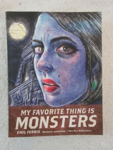 Rare Emil Ferris MY FAVORITE THING IS MONSTERS Book One Fantagraphics Books [Paperback] Emil Ferris