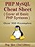 Php MySql Cheat Sheet, Synt...