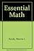 Essential Math by Keedy Mervin L (1988-01-01) Hardcover