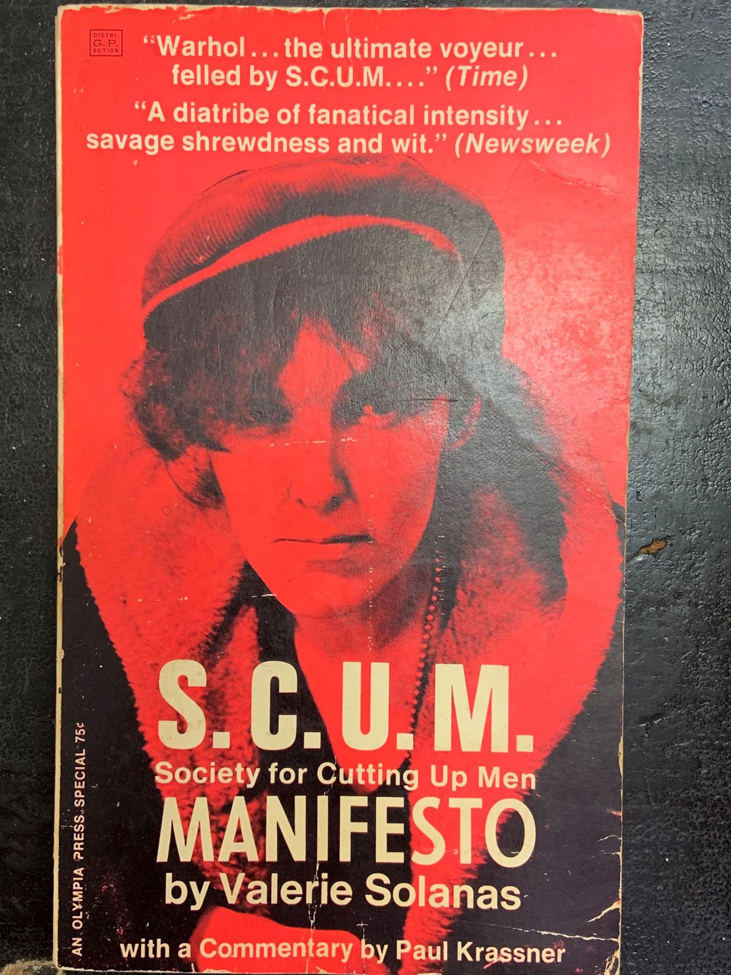 S.C.U.M., Society for Cutting Up Men, manifesto