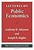 Lectures on Public Economics by Anthony B. Atkinson (26-May-2015) Hardcover