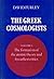 Rare The Greek Cosmologists Volume I: The Formation of the Atomic Theory and its Earliest Critics - Cambridge: Cambridge University Press, 1989 [Hardcover] Furley, David