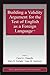 Building a Validity Argument for the Test of English as a Foreign LanguageTM (ESL & Applied Linguistics Professional Series) (2007-12-19)