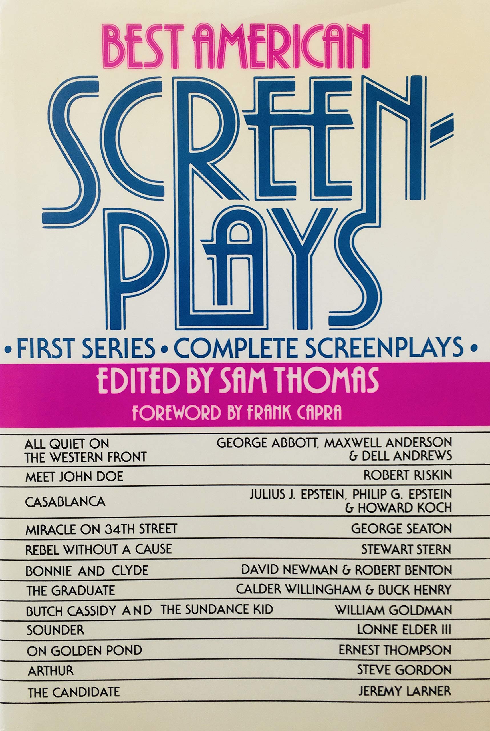 Best American Screenplays: First Series: Complete Screenplays (Best American Screenplays)
