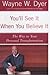 You'll See It When You Believe It(Paperback) - 2001 Edition