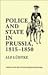 Police and State in Prussia, 1815–1850
