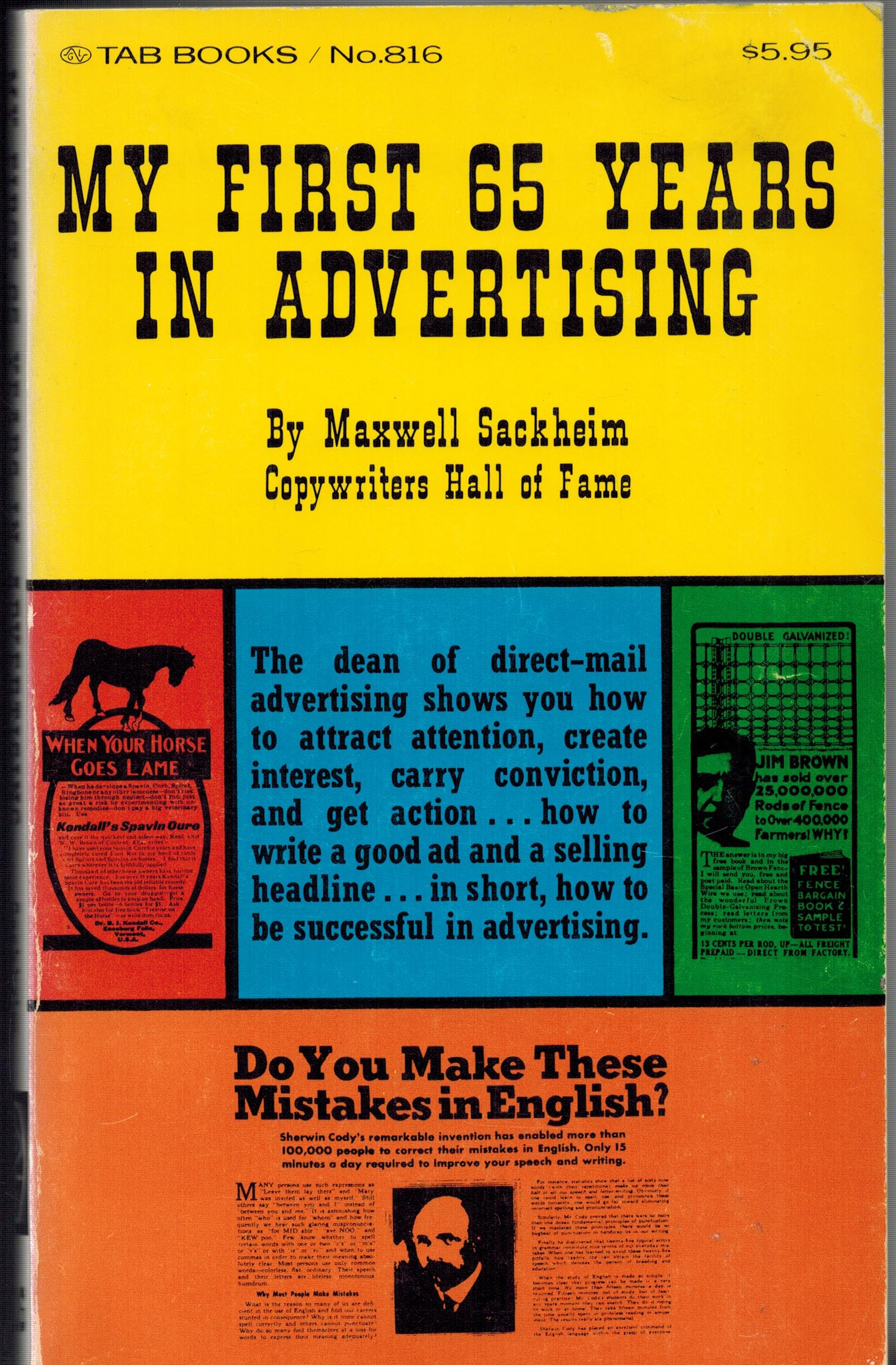 My first 65 years in advertising (Hardcover)