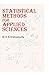 AgriBioVet Press STATISTICAL METHODS FOR APPLIED SCIENCES by Krishnamurthy