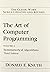 The Art of Computer Programming: Volume 2: Seminumerical Algorithms: Seminumerical Algorithms v. 2 by Donald E. Knuth (4-Nov-1997) Hardcover